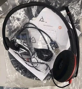 Plantronics Blackwire C3210 USB-A Headset - Single Ear - Black - New Open Bag - Picture 1 of 4