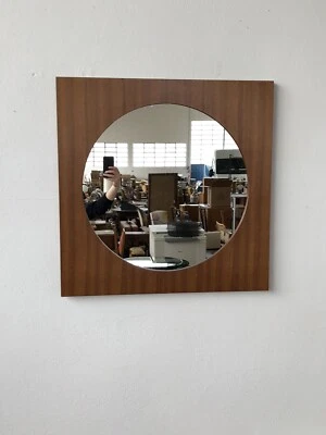 specchio anni 60 stile scandinavo specchio vintage modernariato - Immagine 1 di 3