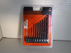 Black & Decker Drill Bit Set 10PC - Picture 1 of 2