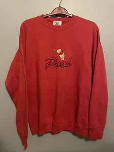 Vintage Disney Winnie The Pooh Embroidered Mickey Inc. Sweatshirt Size XL (E123) - Picture 1 of 6