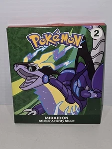 SEALED McDonald's Toy Pokemon Sticker Activity Sheet. Miraidon No. 2 - Picture 1 of 4
