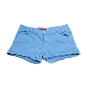 UNIONBAY Shorts Womens 17 (37 waist) Sky Blue Chino Raw Hem - Imagen 1 de 4
