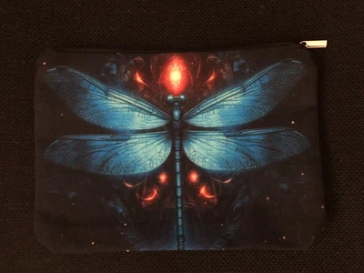 Blue Dragonfly es una bolsa organizadora de viaje o lo que sea para maquillaje cosméticos artículos de tocador Foto 1 de 4