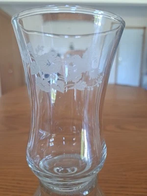 Homco травленый колибри прозрачное стекло обет чашка Peg подсвечник - Изображение 1 из 4