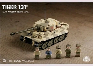 BRICKMANIA Tiger 131 Tank Museum German Heavy Tank WW2 100% Complete Set - Picture 1 of 13
