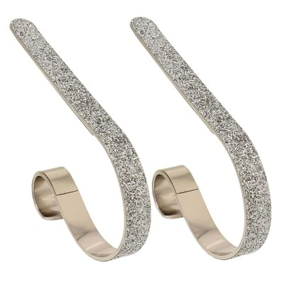 2-Pack Argento Glitterata Mantella Clip Collant Sostegno The Original - Immagine 1 di 2
