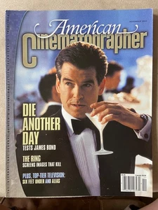 American Cinematographer Magazine November 2002 Pierce Brosnan As Bond 892G - Imagen 1 de 2
