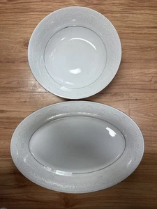 The Regent Collection Crown Ming Fine China Servierschale und Platte - Bild 1 von 4