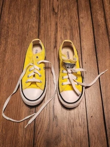 Converse All Star Yellow Unisex Young Sports NBA Adult Kids Sneakers Shoes (12) - Picture 1 of 10
