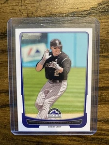 2012 Bowman Troy Tulowitzki RC Colorado Rockies #85 Legend!! - Picture 1 of 2