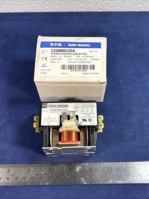 Eaton Cutler hammer C25BNB220 definite purpose contactor - Image 1 of 4