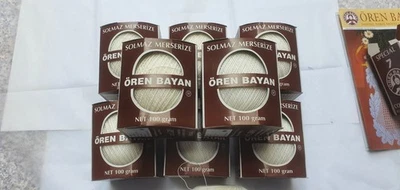 РЕЗЬБА ДЛЯ ТАТУИРОВКИ И ВЯЗАНИЯ КРЮЧКОМ OB 26/6 OFFWHITE 100 г СУПЕР КАЧЕСТВО - Изображение 1 из 3