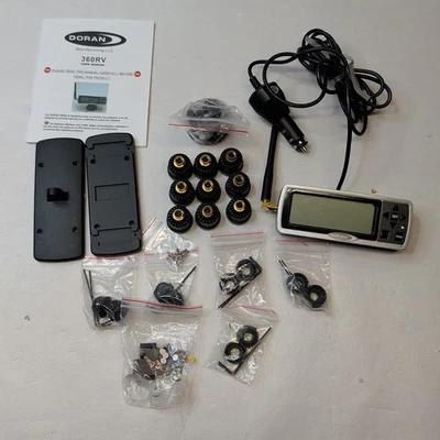 Doran 360RV Tire Pressure Monitoring System Display and Mount 10 SENSORS Tested  - Image 1 of 4