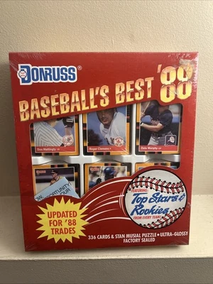 Juego completo de cartas selladas Donruss Baseball's Best 1988 estrellas y novatos de colección Foto 1 de 4
