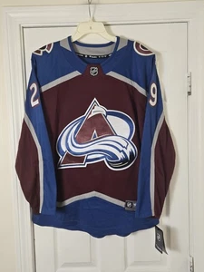 Fanatics Colorado Avalanche Nathan MacKinnon #29 maglia breakaway uomo media  - Foto 1 di 7