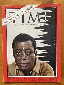 Time Magazine 1963 James Baldwin Push For Equality Rolex Omega Ad NO LABEL - Picture 1 of 12