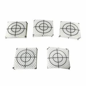 NEW 100PCS 3M Reflector Sheet 50 x 50mm Reflective Tape Target For Surveying - Picture 1 of 5