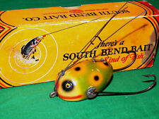 1930s South Bend No. 959 Weedless Plug-Oreno frog spot w/CORRECT numbered box