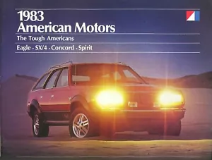 1983 AMC Eagle SX-4 Concord Spirit Full Line (NOS) 28-Page Dealer Sales Brochure - Bild 1 von 1
