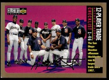 1996 Collector's Choice Gold Signature #358 12-Player Trade Astros/Padres