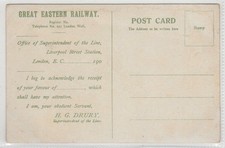 Great Eastern Railway Correspondence Colour Printed Postcard Hunstanton c.1905