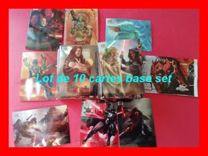 2024 Topps Star Wars Chrome Galaxy Lot de 10 cartes de base entre la 1 et la 100 - Zdjęcie 1 z 19