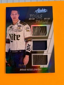 2017 PANINI ABSOLUTE BRAD KESELOWSKI TOOLS OF THE TRADE 80/99 ~ #TTT-BK