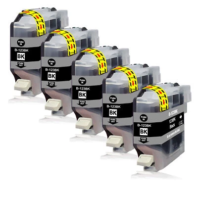 Patronenweltcom 5er Pack Black LC-123 XL passt für Brother MFC-J4410DW - Bild 1 von 4