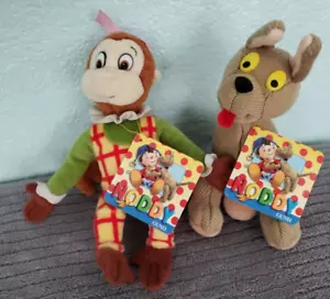 Martha Monkey &Bumpy Dog from Noddy soft Toy by Gund Rare and Still have Tags - Picture 1 of 18