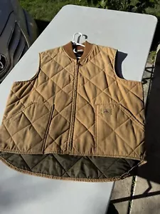 vintage Duxbak men’s quilted outdoor vest - size 2XL - Picture 1 of 6
