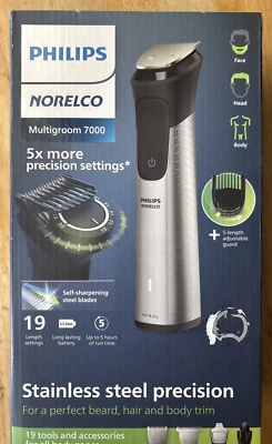 Philips Norelco Multigroom 7000 Men's Trimmer (MG7910/49)... FREE S&H! - Image 1 of 2