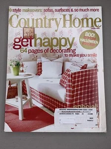 Country Home Magazine Oct 2003 Decorating Get Happy Halloween Ideas - Imagen 1 de 2