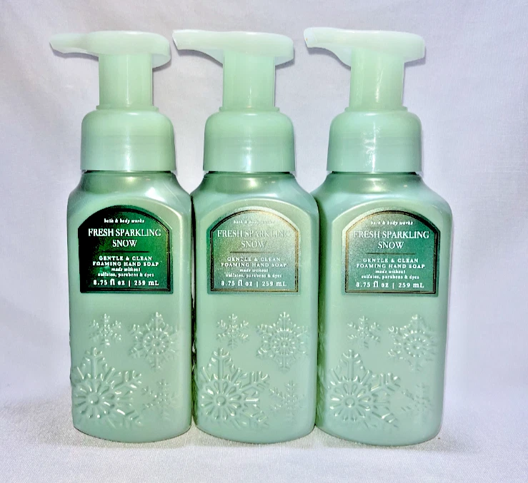 Jabón de manos espumoso suave Fresh Sparkling Snow Bath & Body Works 8,75 oz Foto 1 de 1