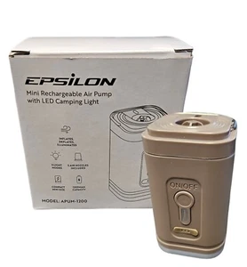 Portable Air Pump for inflatables with 5 Nozzles, 1200 mAh - Picture 1 of 6