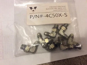 LOT of 7 PARKER 4-C5OX-S / 4C5OXS 37° Fittings - Picture 1 of 4