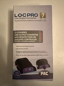 PAC LP7-2R 2-CHANNEL LINE OUTPUT CONVERTER - Remote Turn On and Level Controller - Picture 1 of 2