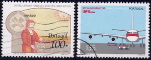1992-95 Portugal SC# 1912-2083 - TAP Air Portugal  - 2 Different - Used - Picture 1 of 2