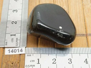 Obsidian Himmelsauge (mit weißem Auge!) Natur Rollstein AB Qualität - Bild 1 von 4