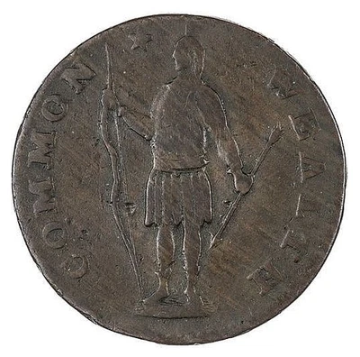 1788 US MASSACHUSETTS Cent Cooper Coin Period - Image 1 of 2