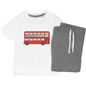 'London Bus' Kids Nightwear / Pyjama Set (KP024800) - Picture 1 of 10