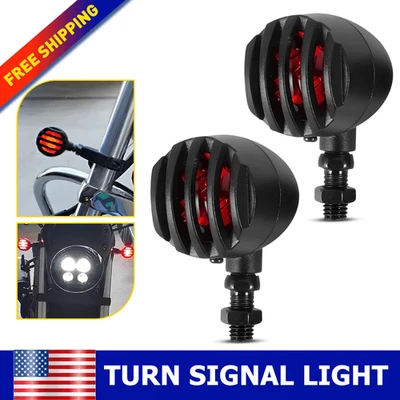 2X LED Turn Signals Light Lamp for Suzuki DRZ400SM DRZ400S Motorcycle Indicators - Image 1 of 4