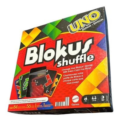 BLOCKUS SHUFFLE UNO EDITION STRATEGY GAME BY MATTEL AGES 7+ - Image 1 of 4