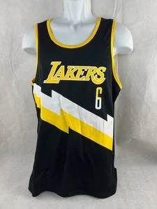 Lebron James NBA LA Lakers Jersey #23 Black & Yellow Adult Medium - Picture 1 of 2
