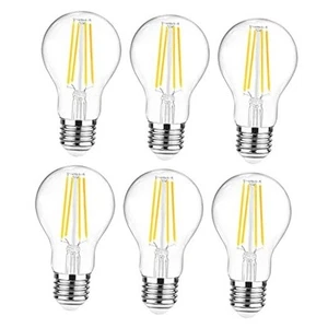 60 Watt Equivalent, E26 LED Filament Light 4000K Daylight White Non-Dimmable - Picture 1 of 8
