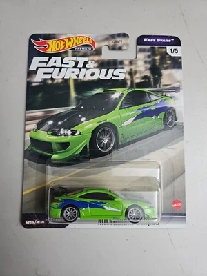 2021 Hot Wheels Fast & Furious Mitsubishi Eclipse Green Premium Fast Stars 1/5 - Image 1 of 3
