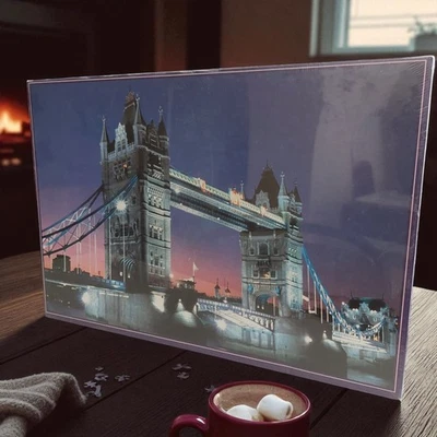 Brand New 1500 Piece Jigsaw Puzzle – Tower Bridge London Nightscape – Made in UK - Image 1 of 4