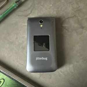 Alcatel One Touch Jitterbug Silver GreatCall Flip Phone Seniors - Picture 1 of 3