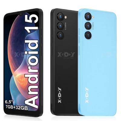 Neu 2025 7GB+32GB Handy Android 15 6,5 Zoll Ohne Vertrag Smartphone 4G 2*SIM IPS - Bild 1 von 4