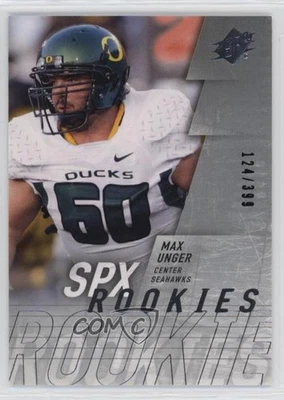 2009 SPx SPx Rookies Silver /399 Max Unger #184 Rookie RC - Image 1 of 2