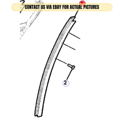 Chevrolet Lumina S 2009 lado trasero estacionario canal WDO derecho usado OEM 92233115 Foto 1 de 4